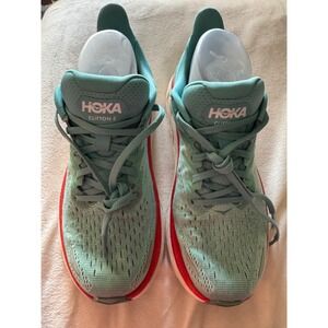 Hoka One One Clifton 8 Womens Running Shoes Aero Blue 1119394 Size 9B